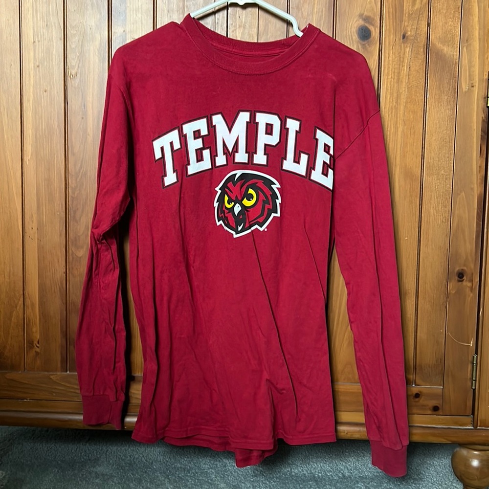 Temple owls long sleeve tee
